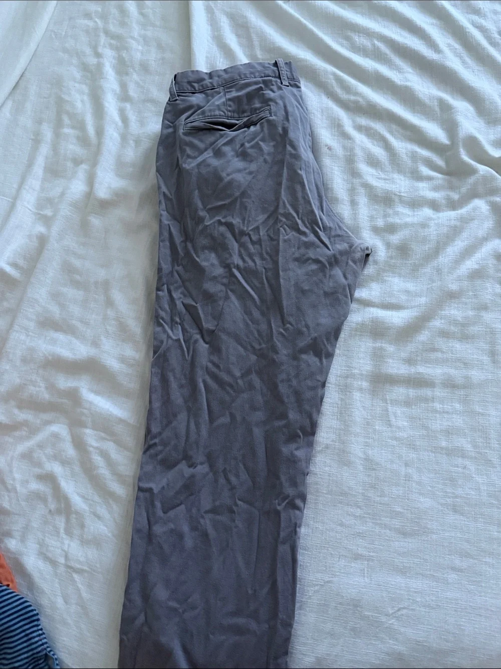 J. Crew Straight Fit Chinos in Light Gray